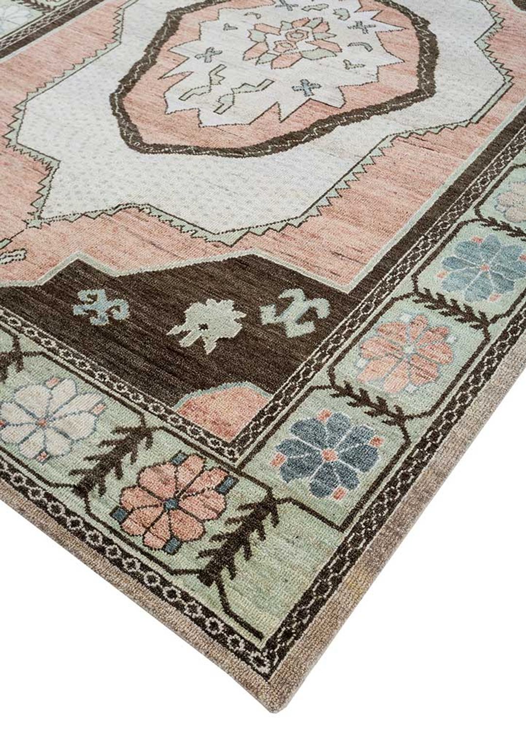 Wool Rug - 300 x 240 cm - salmon