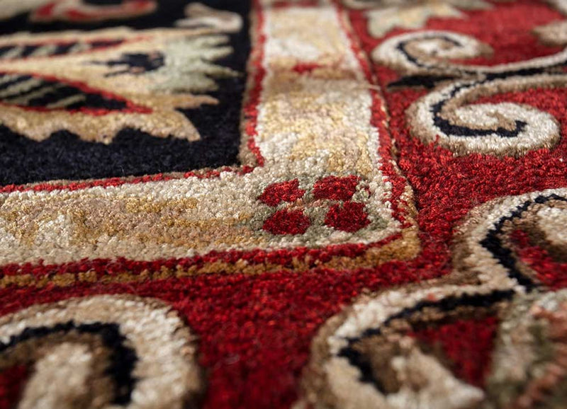 Wool Rug - 270 x 180 cm - dark blue