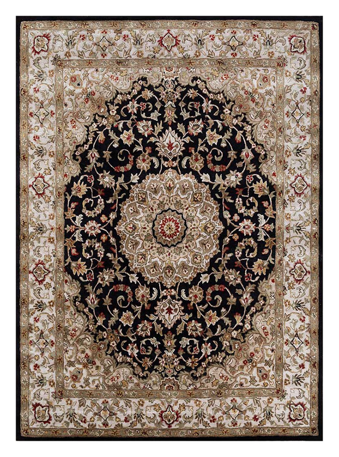 Wool Rug - 300 x 240 cm - dark blue