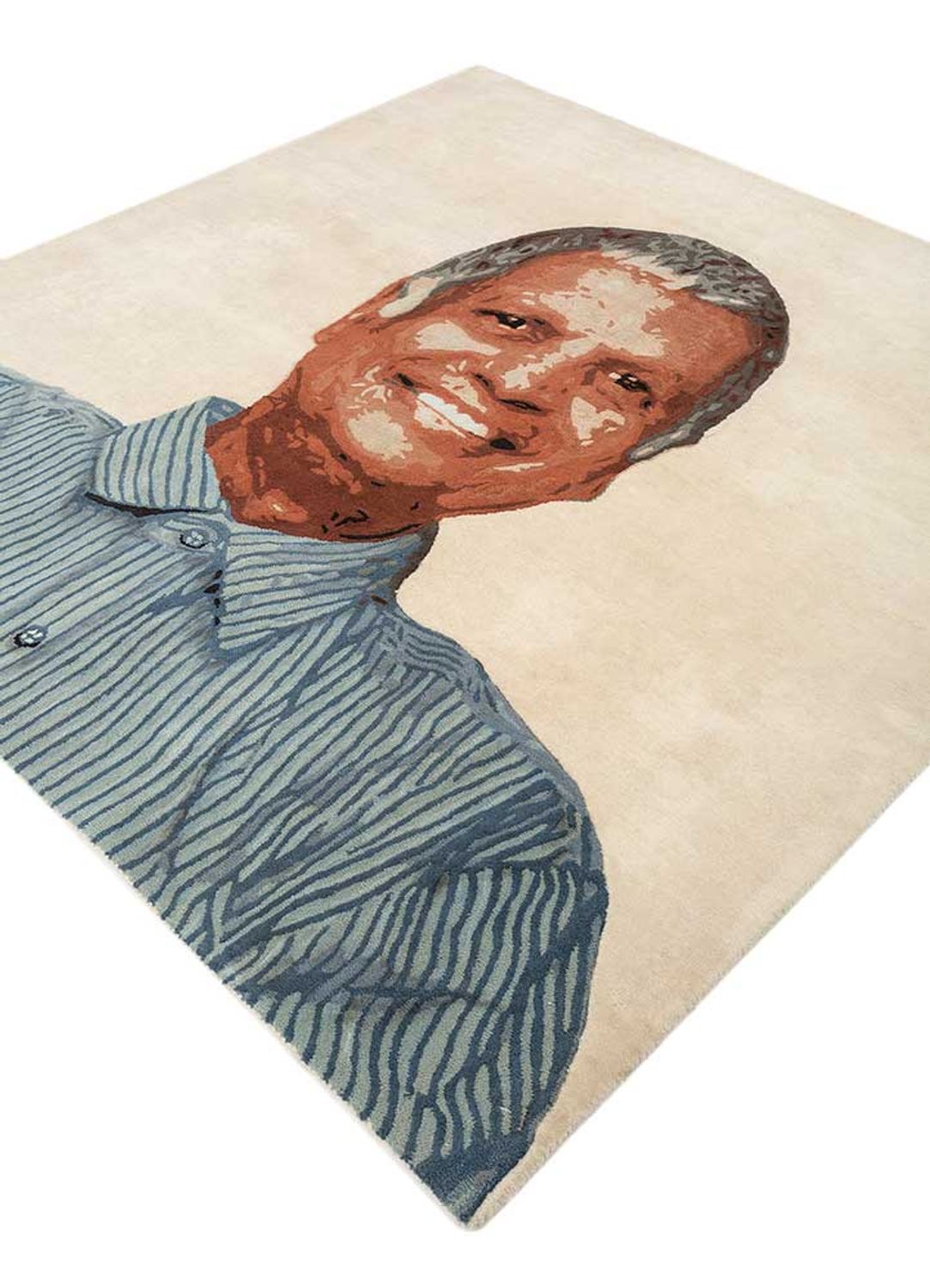 Wool Rug square  - 185 x 185 cm - cream