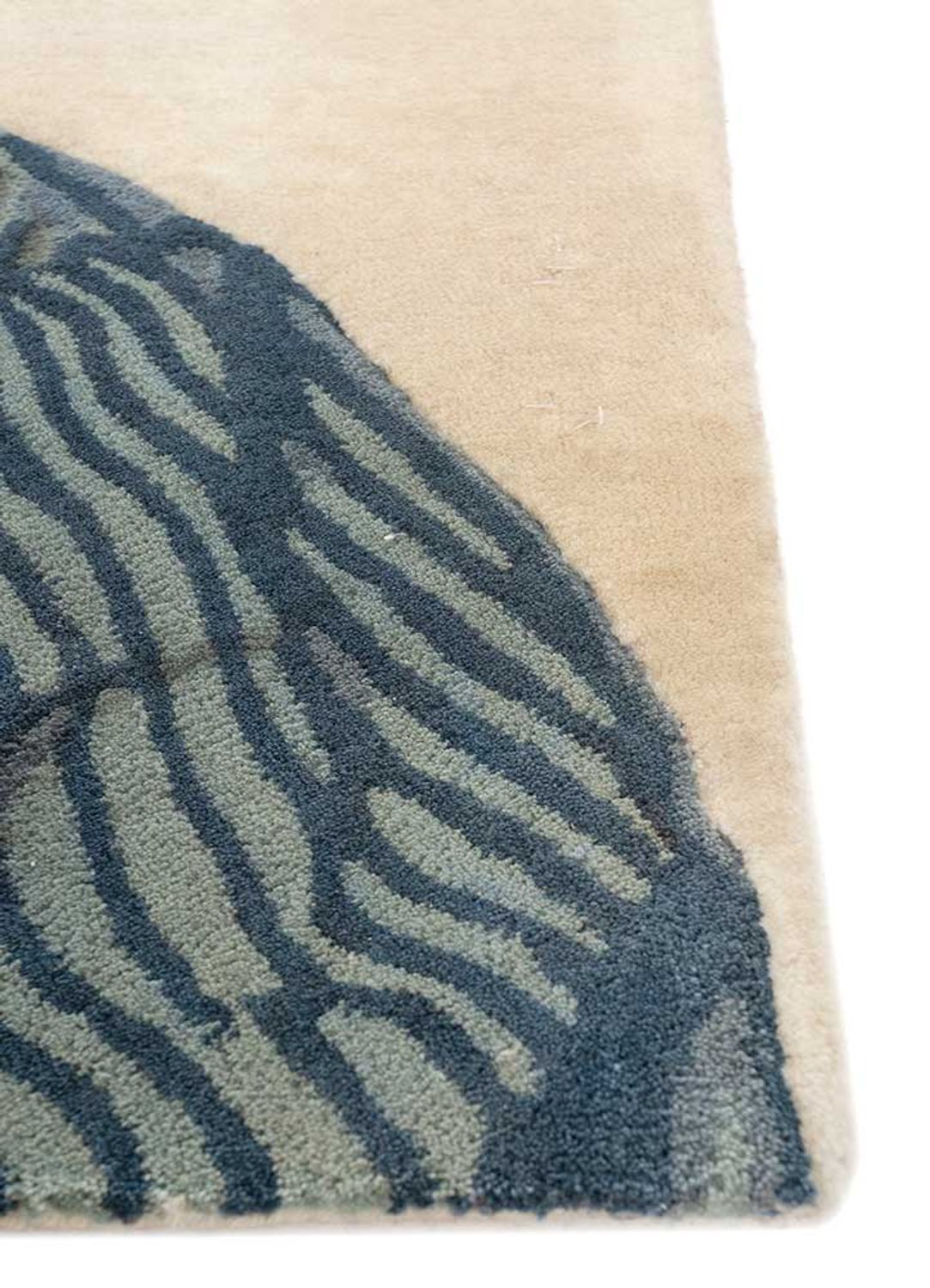 Wool Rug square  - 185 x 185 cm - cream