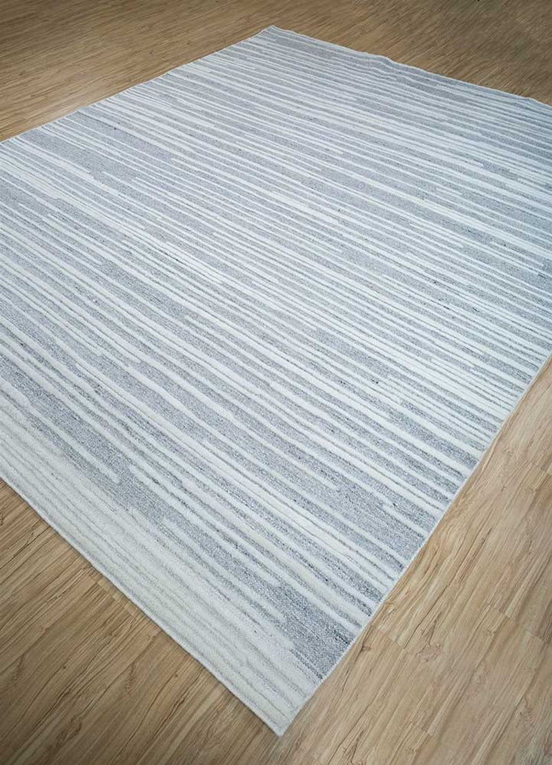 Wool Rug - 300 x 240 cm - light grey
