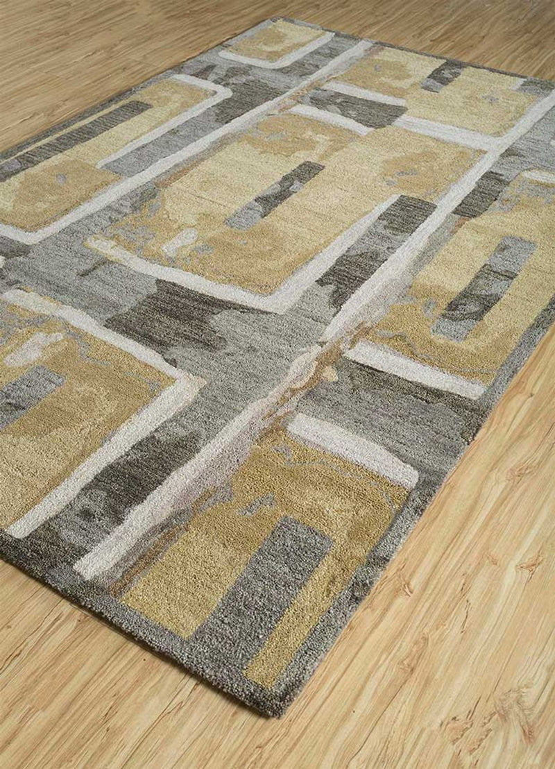Wool Rug - 270 x 180 cm - gold