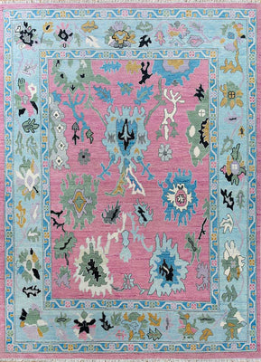 Wool Rug - 270 x 180 cm - rose