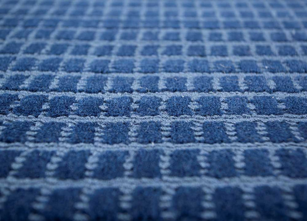 Wool Rug - 240 x 150 cm - dark blue