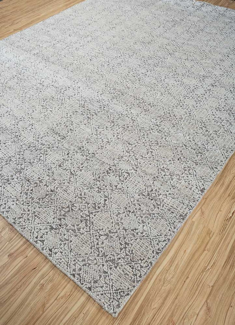 Wool Rug - 300 x 240 cm - light grey
