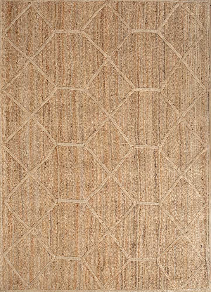 Jute Carpet Rug 225x165cm