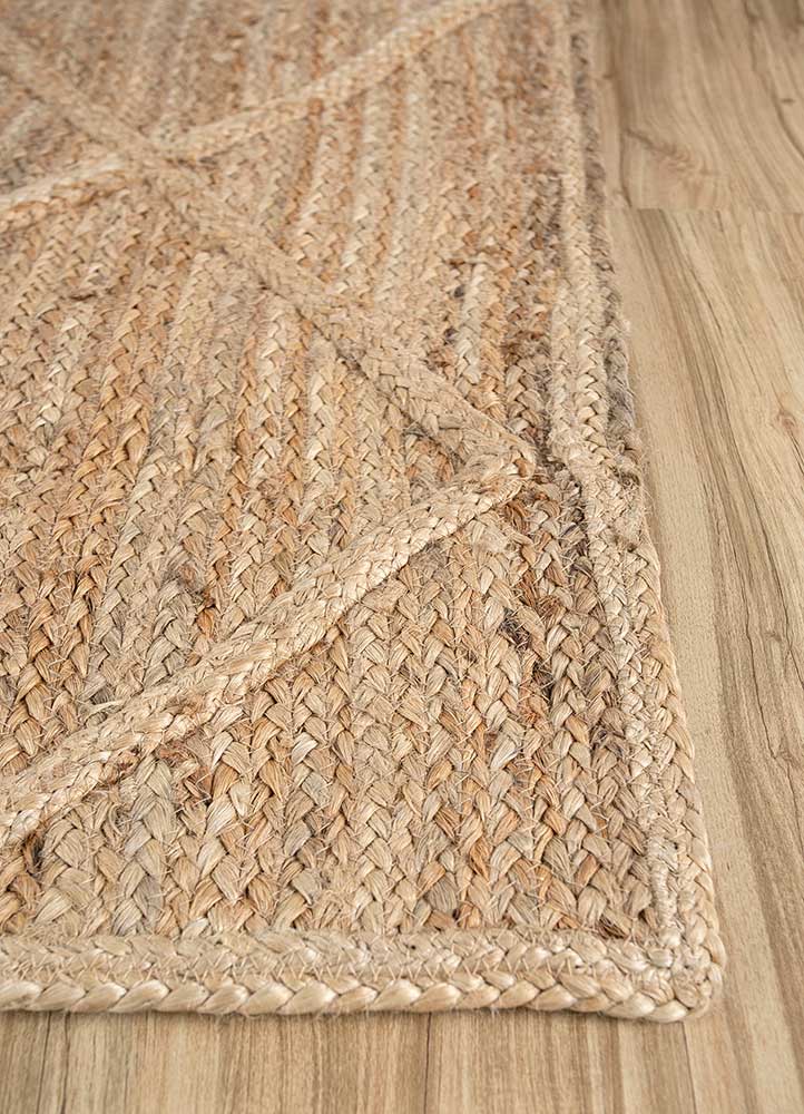 Jute Carpet Rug 225x165cm