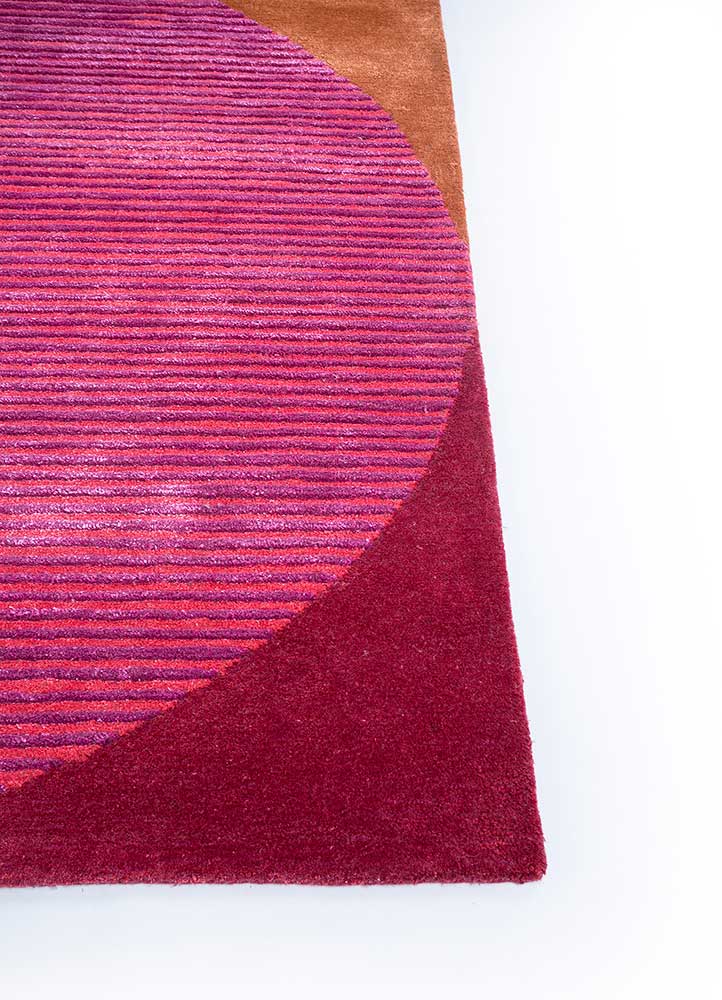 Wool Rug other shape  - 270 x 180 cm - rose