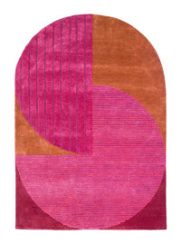 Wool Rug other shape  - 270 x 180 cm - rose