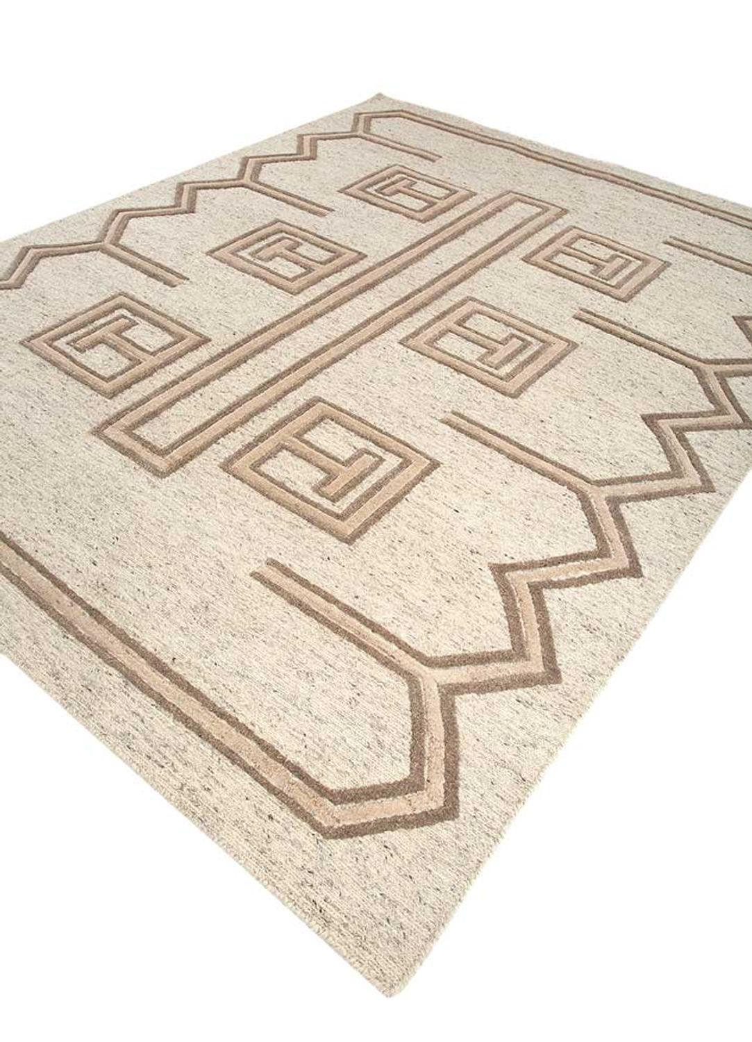 Wool Rug - 300 x 240 cm - cream