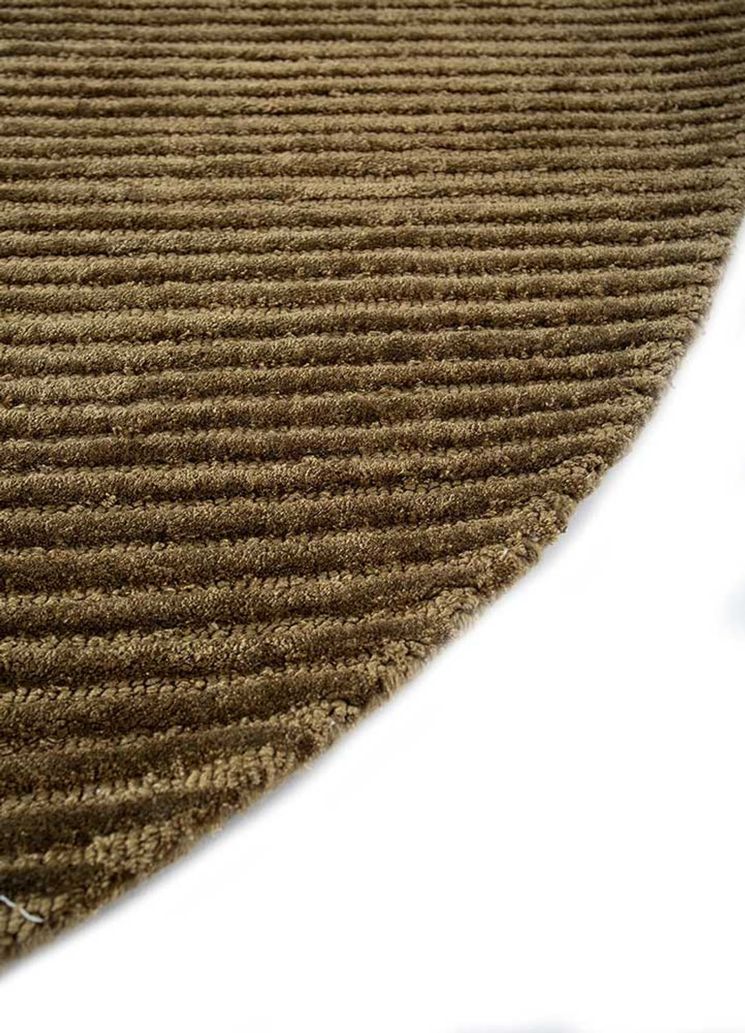 Wool Rug other shape  - 210 x 165 cm - dark beige