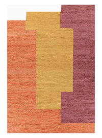 Wool Rug other shape  - 270 x 180 cm - orange