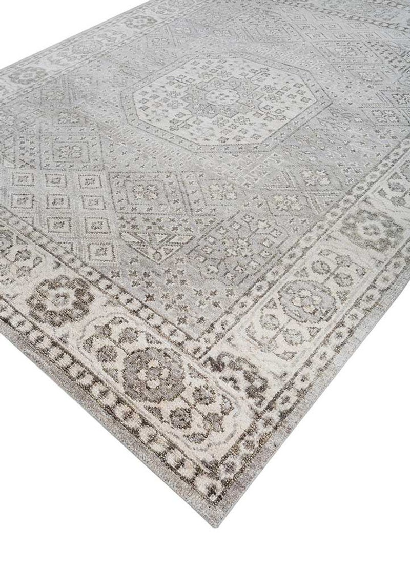 Wool Rug - 300 x 240 cm - silver