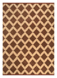Wool Rug - 270 x 210 cm - brown