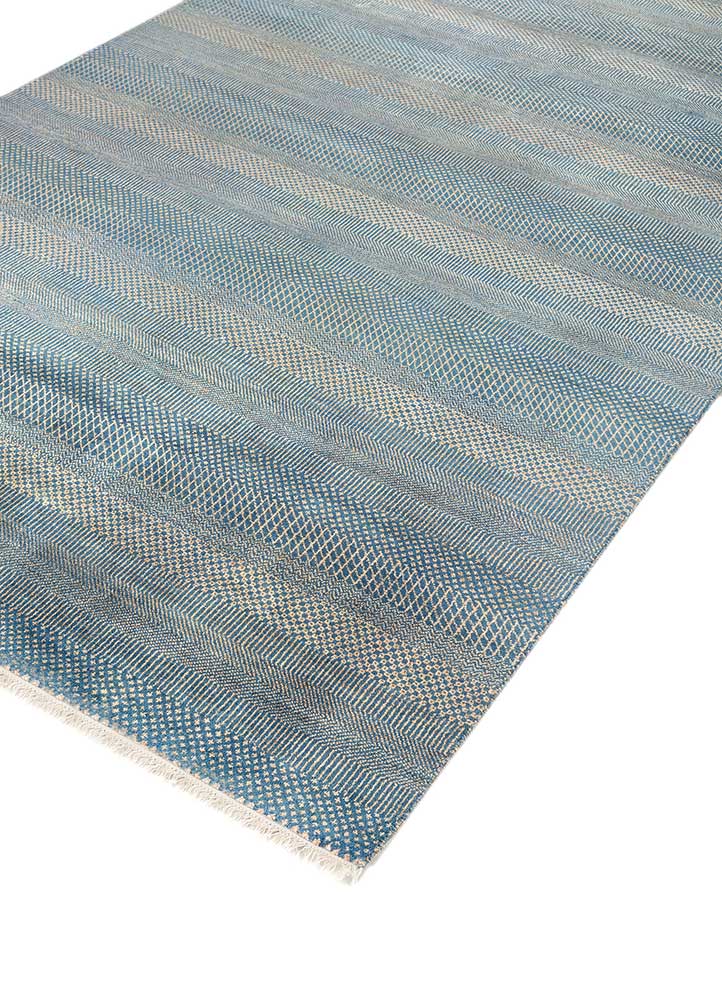 Wool Rug - 270 x 180 cm - sea blue