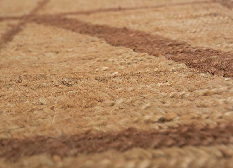 Jute Carpet Rug 300x240cm