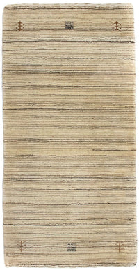 Wool Rug - 124 x 63 cm - natural