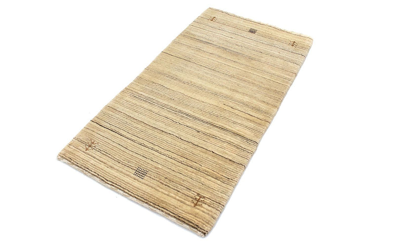 Wool Rug - 124 x 63 cm - natural