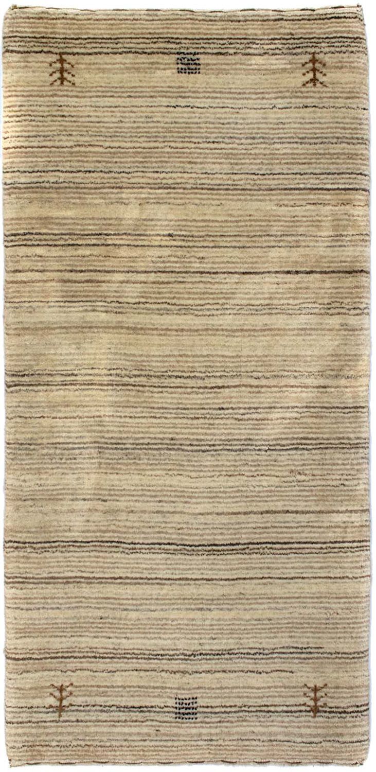 Wool Rug - 124 x 63 cm - natural