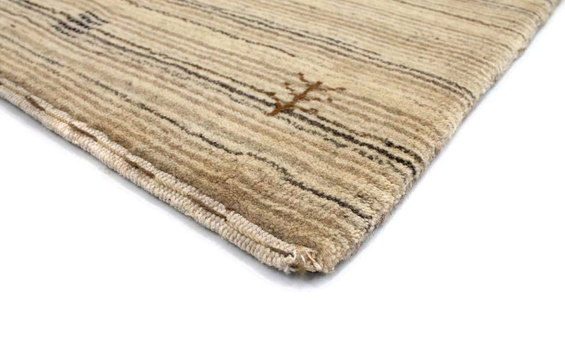 Wool Rug - 124 x 63 cm - natural
