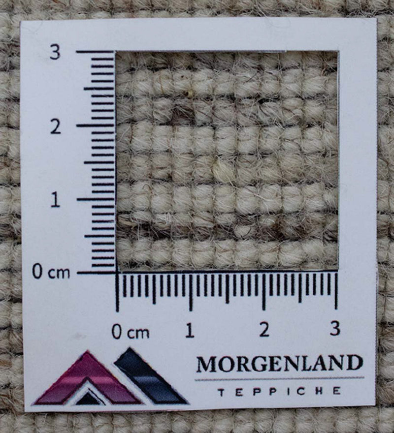 Wool Rug - 124 x 63 cm - natural