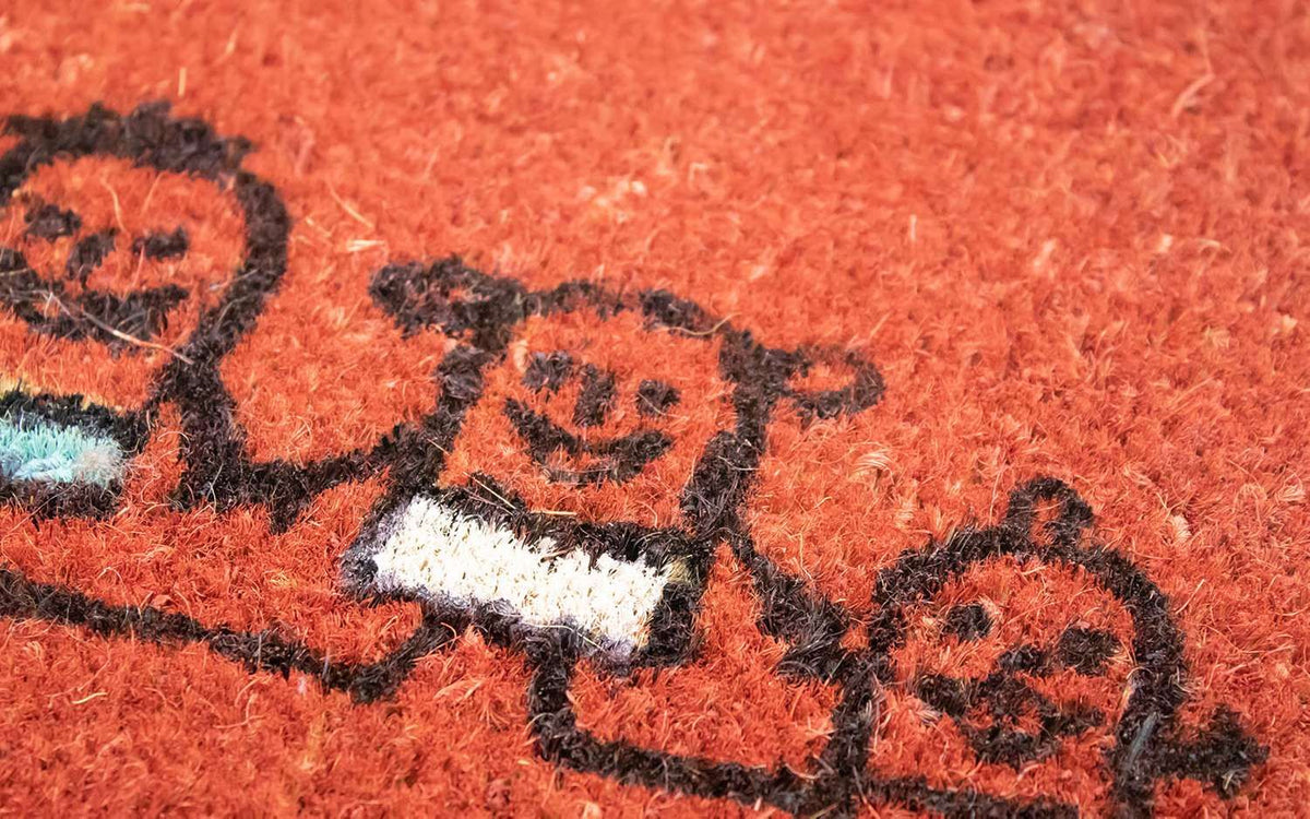 Doormat - 60 x 40 cm - red