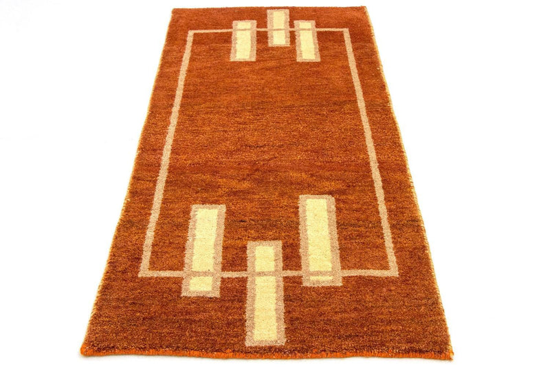 Gabbeh Rug - Indus - 140 x 70 cm - orange