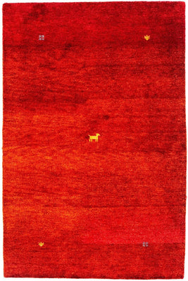Gabbeh Rug - Indus - 176 x 118 cm - red