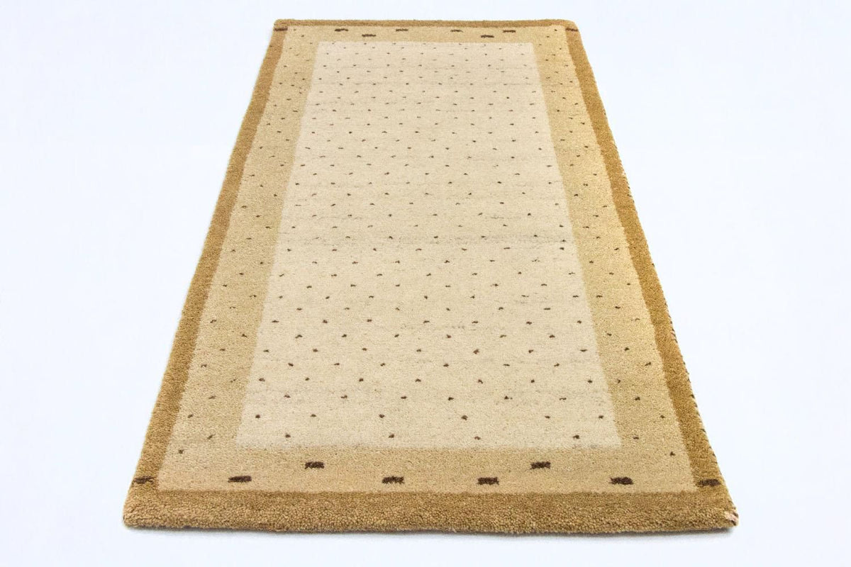 Gabbeh Rug - Indus - 136 x 72 cm - beige