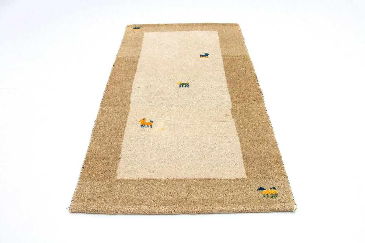Gabbeh Rug - Indus - 140 x 70 cm - beige