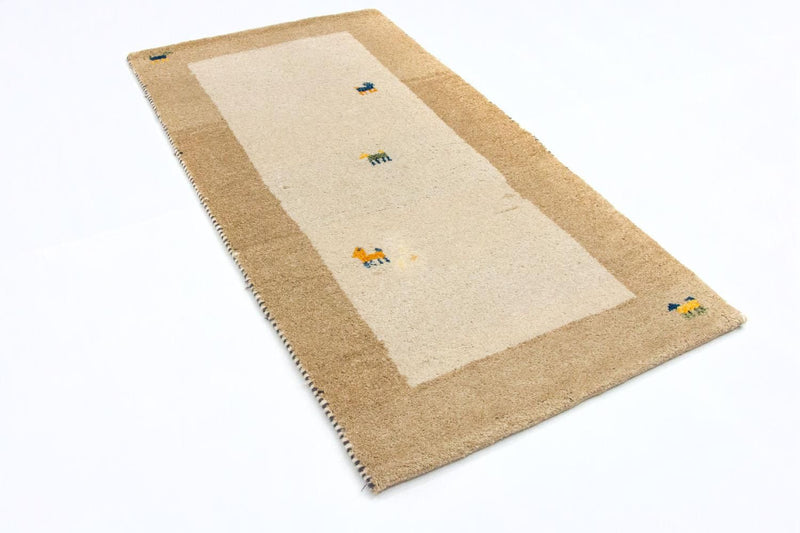 Gabbeh Rug - Indus - 140 x 70 cm - beige