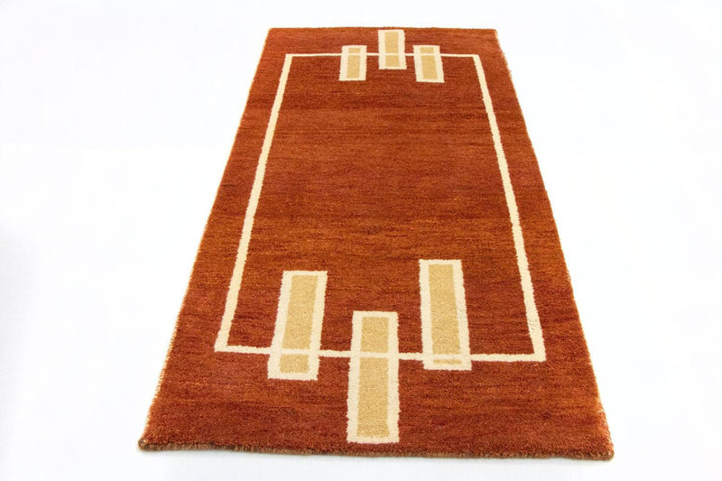 Gabbeh Rug - Indus - 140 x 70 cm - rust
