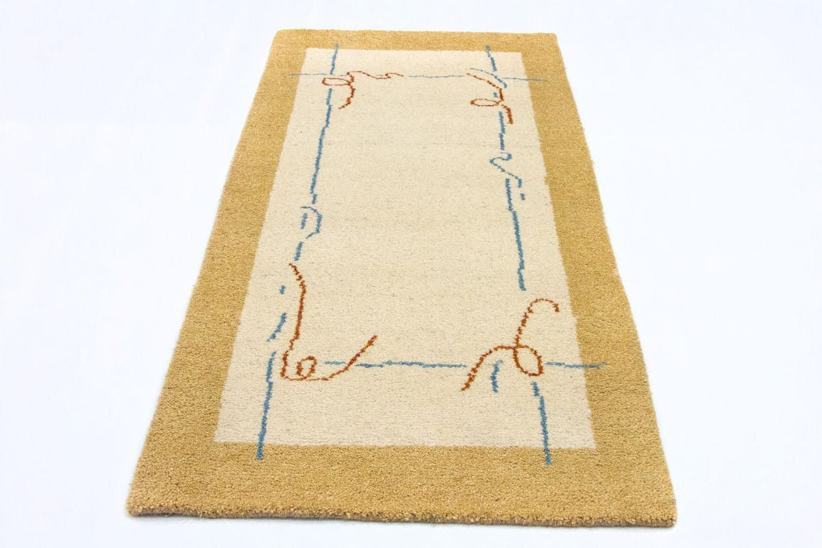 Gabbeh Rug - Indus - 140 x 70 cm - beige