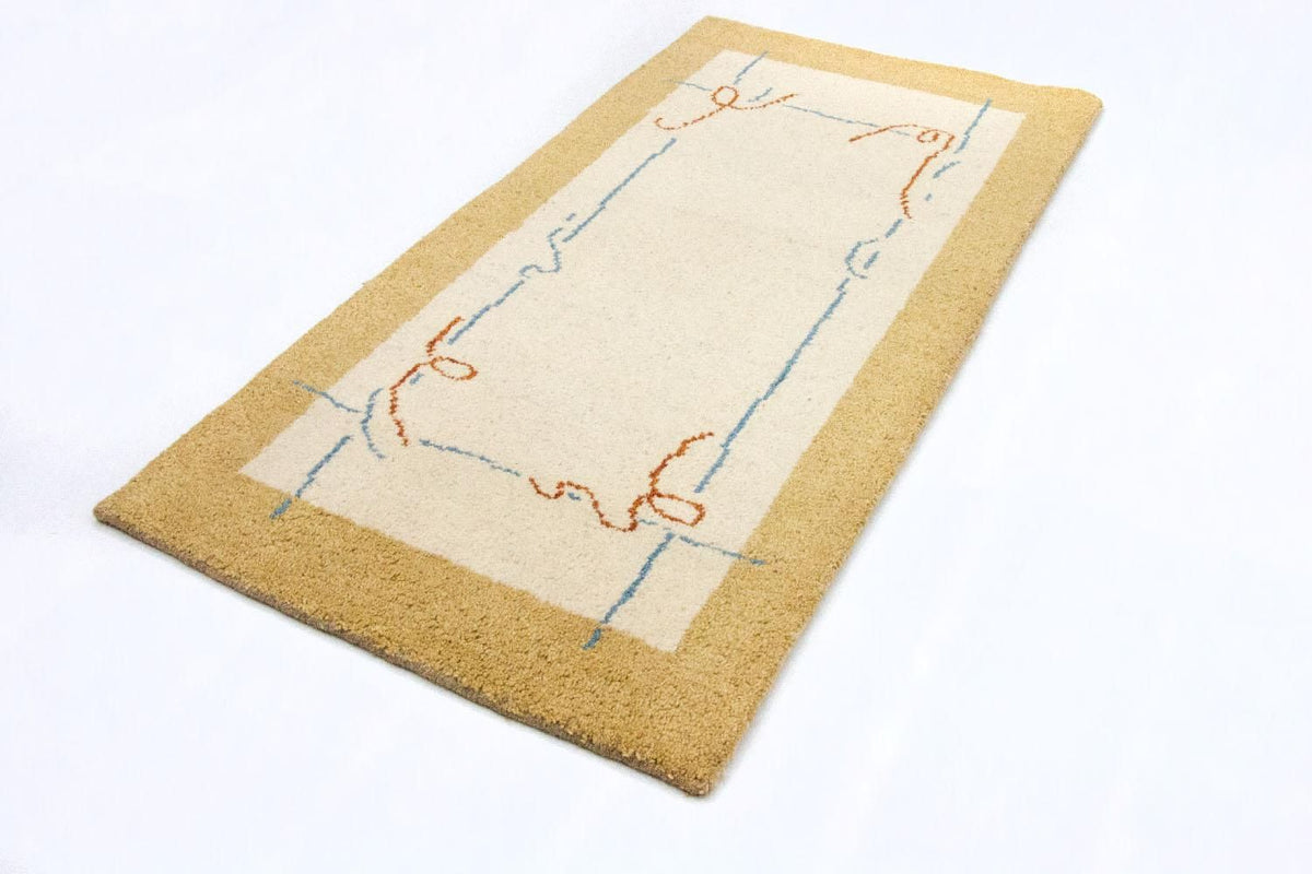 Gabbeh Rug - Indus - 140 x 70 cm - beige