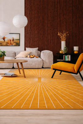 Designer Teppich - WarmEmbrace - rechteckig