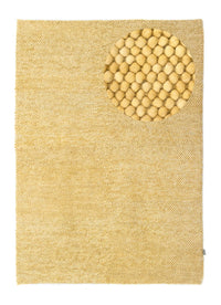 Wool Rug - Felt ball - Mosaik - rectangle