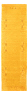 Loribaft Rug Nova - Wool Rug - Runner / Gold / 80 x 300 cm Runner