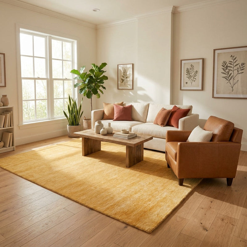 Gabbeh Loom Rug Uni - Wool Rug