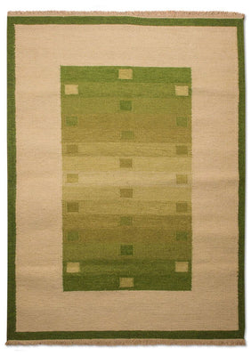 Kelim Rug - Trendy - 180 x 120 cm - green
