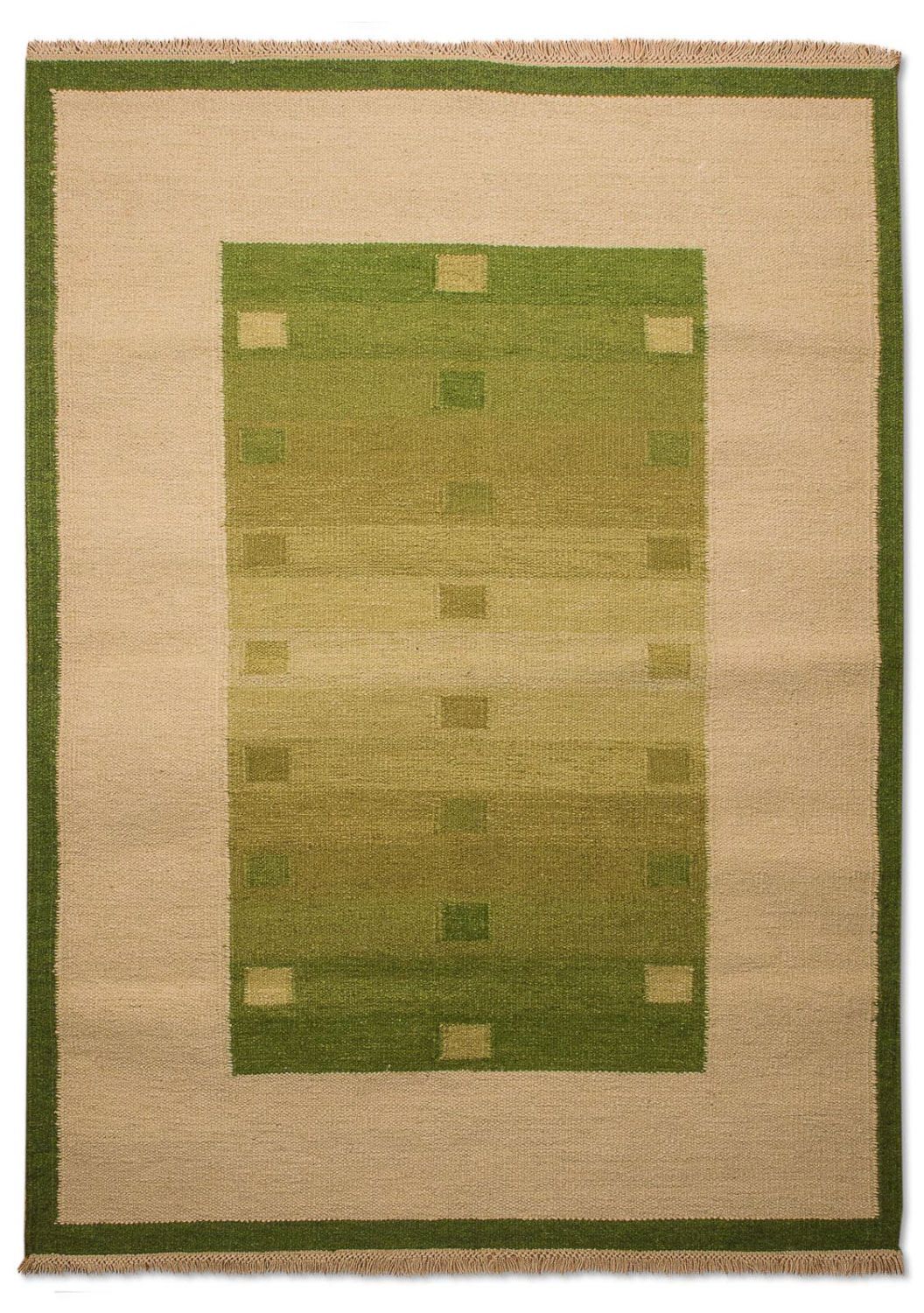 Kelim Rug - Trendy - 180 x 120 cm - green