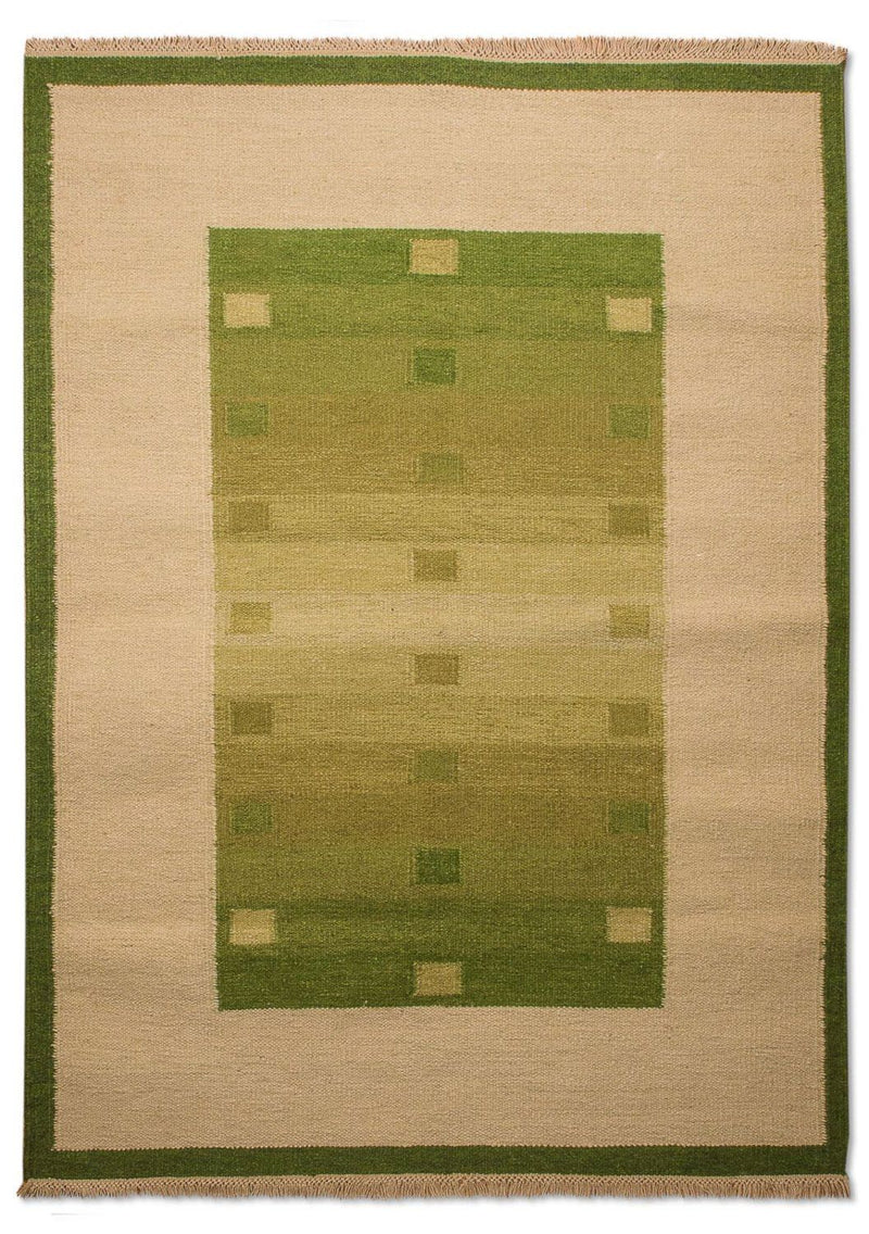 Kelim Rug - Trendy - 180 x 120 cm - green