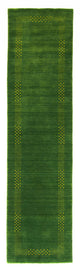Gabbeh Teppich - Indus 200 x 80 cm - grün
