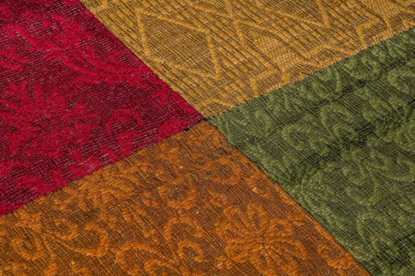 Patchwork Teppich 300 x 200 cm Teppich Wohnzimmer