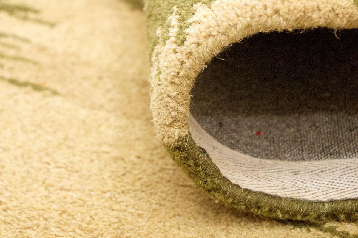 Wool Rug - 240 x 155 cm - green