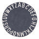 Alphabet Kids Rug ABC Round