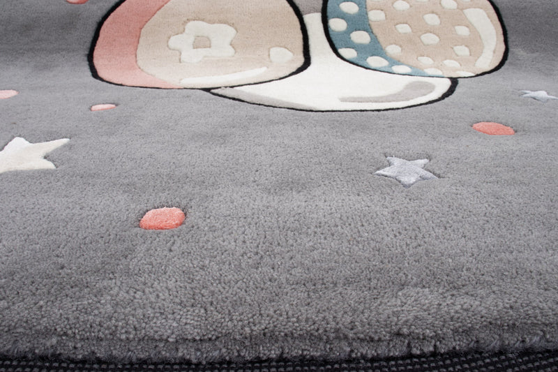 Elephant Balloons Kids Rug