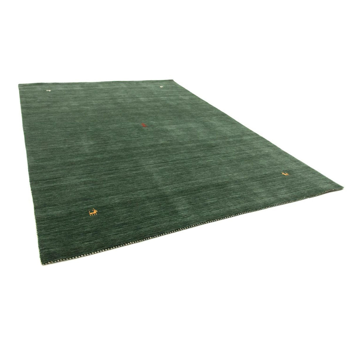 Gabbeh Rug - Softy - 160 x 90 cm - dark green