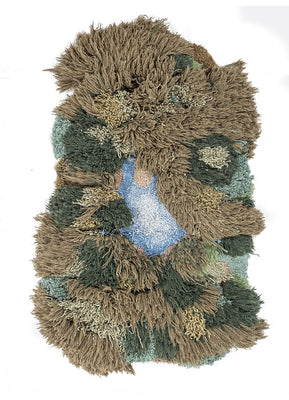 Wool Rug other shape  - 150 x 90 cm - multicolored