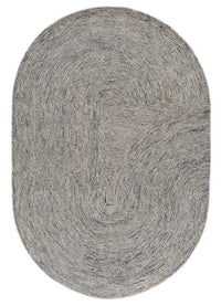Wool Rug other shape  - 225 x 150 cm - grey